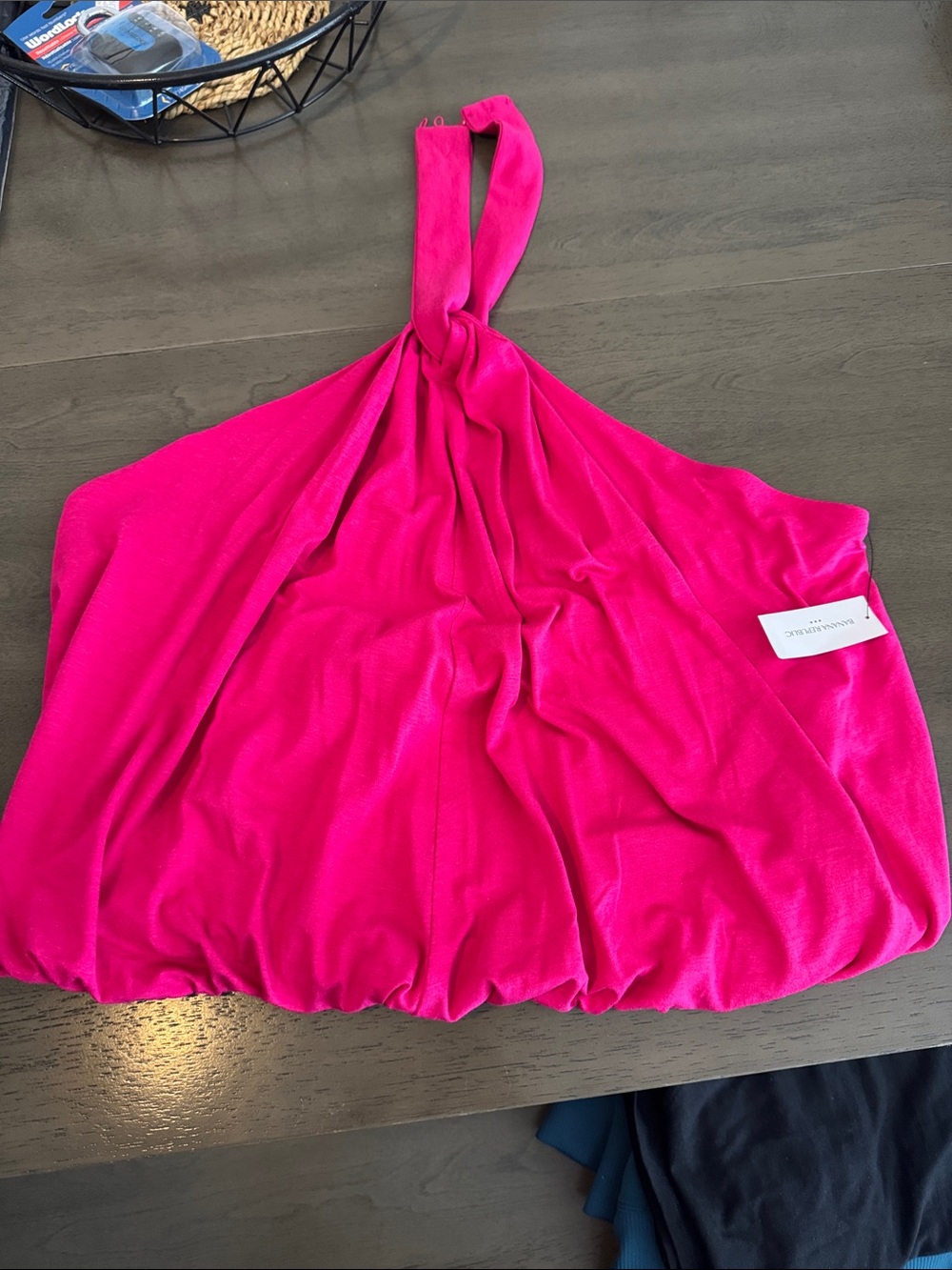 Banana Republic Hot Pink Halter Top